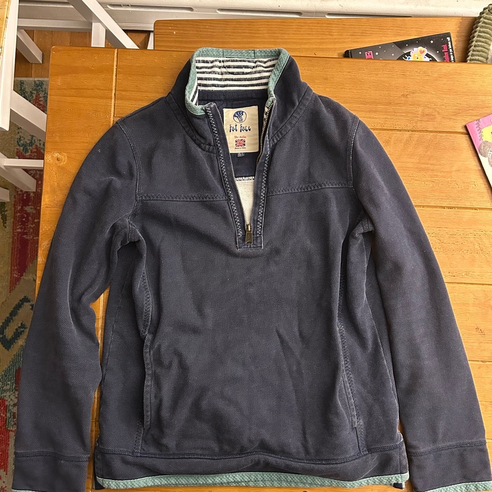 Women’s Fat Face Airlie Blue/Green Sweat Top - Great Condition!